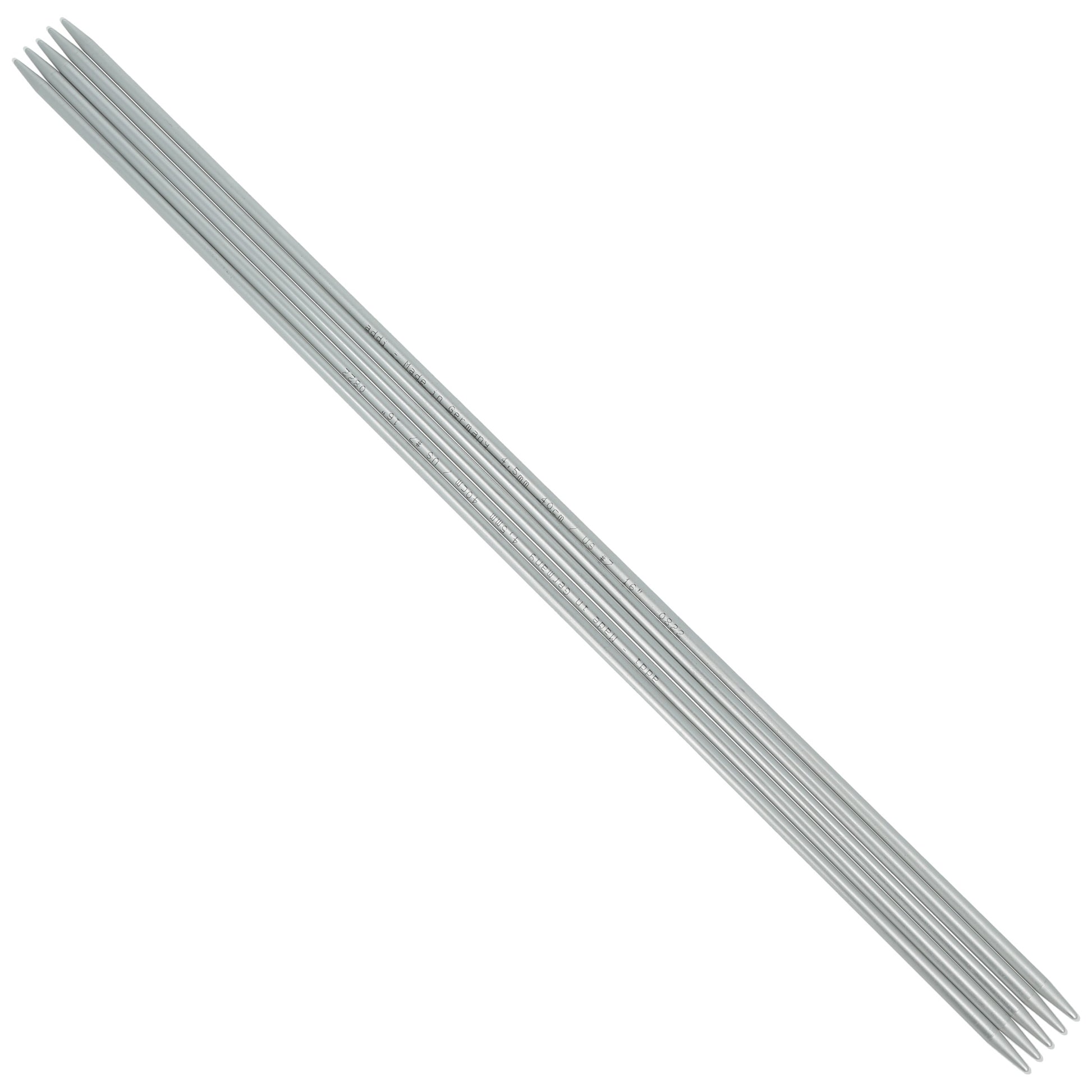 Aiguilles à tricoter doubles pointes en aluminium - addiSock