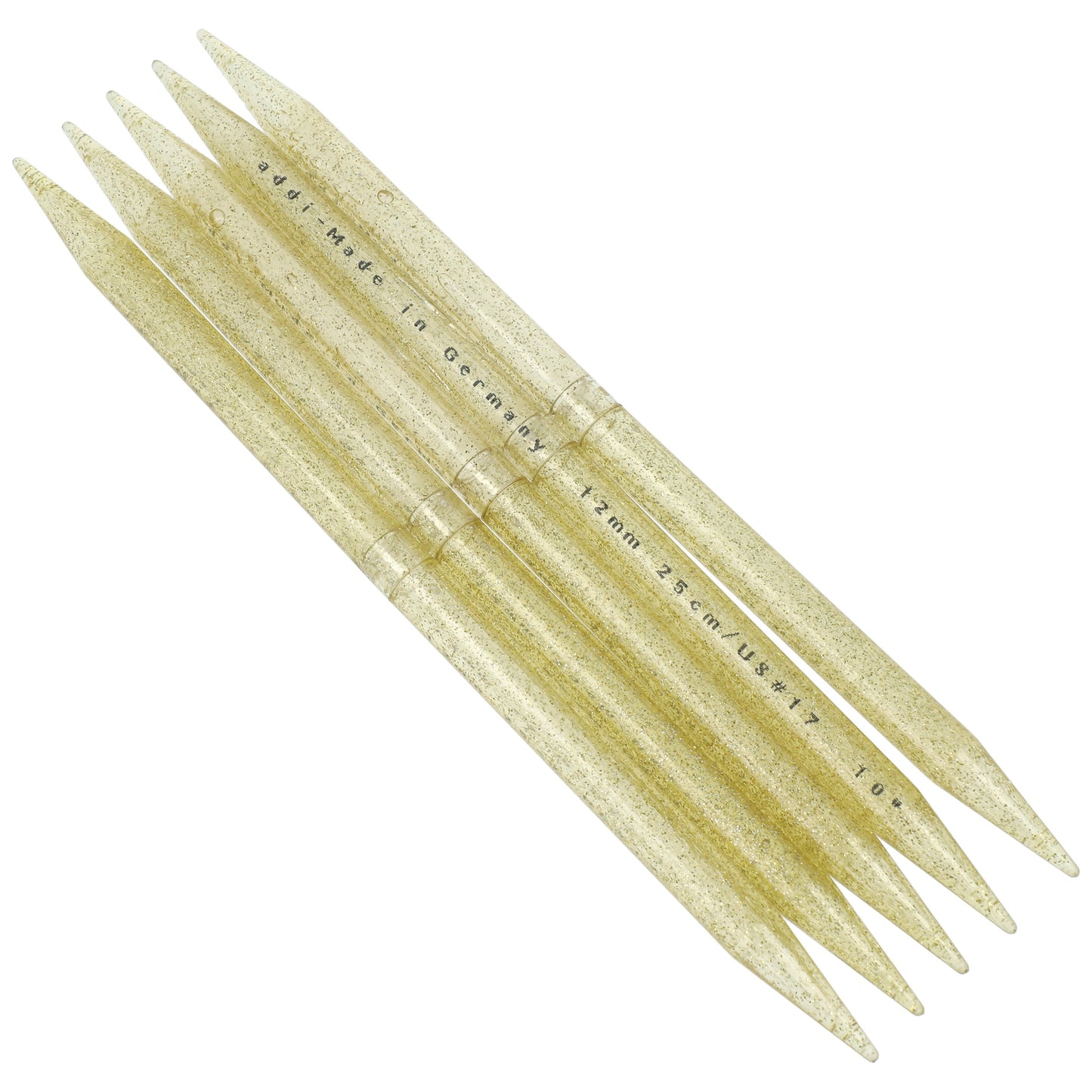 Aiguilles à tricoter doubles pointes en plastique - addiChampagner