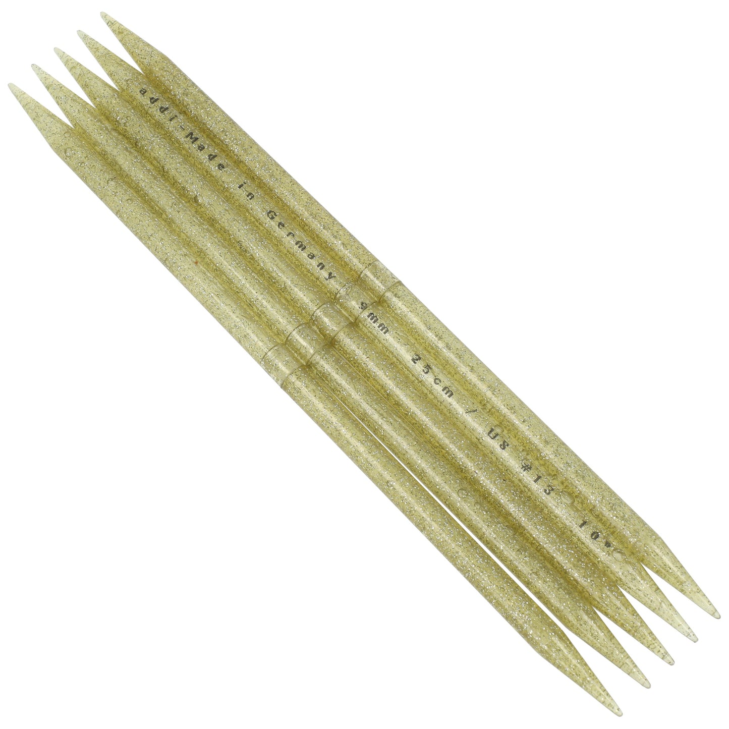 Aiguilles à tricoter doubles pointes en plastique - addiChampagner