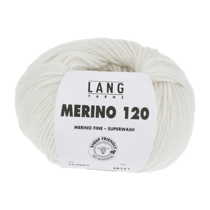 100% Pure Merino Wool Yarn - Merino 120
