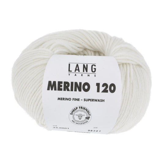 100% Pure Merino Wool Yarn - Merino 120