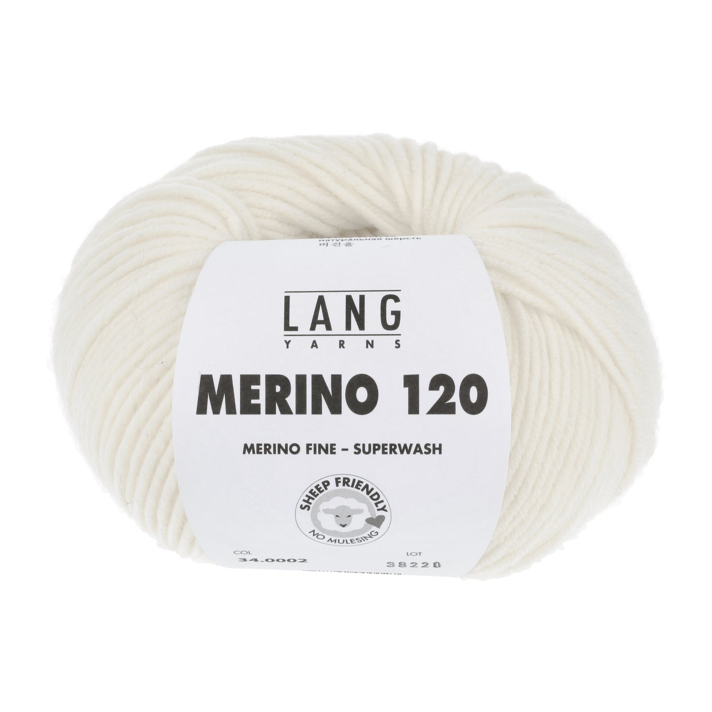 100% Pure Merino Wool Yarn - Merino 120