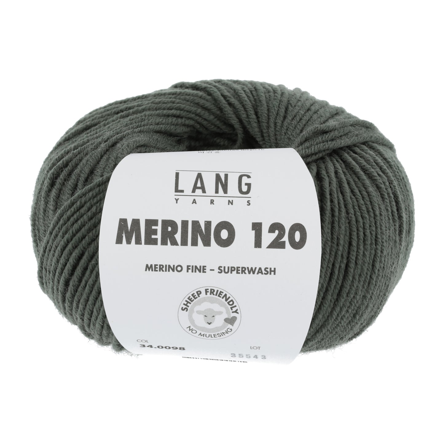 100% Pure Merino Wool Yarn - Merino 120
