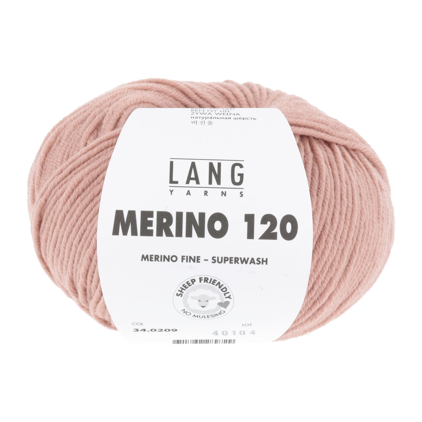 100% Pure Merino Wool Yarn - Merino 120
