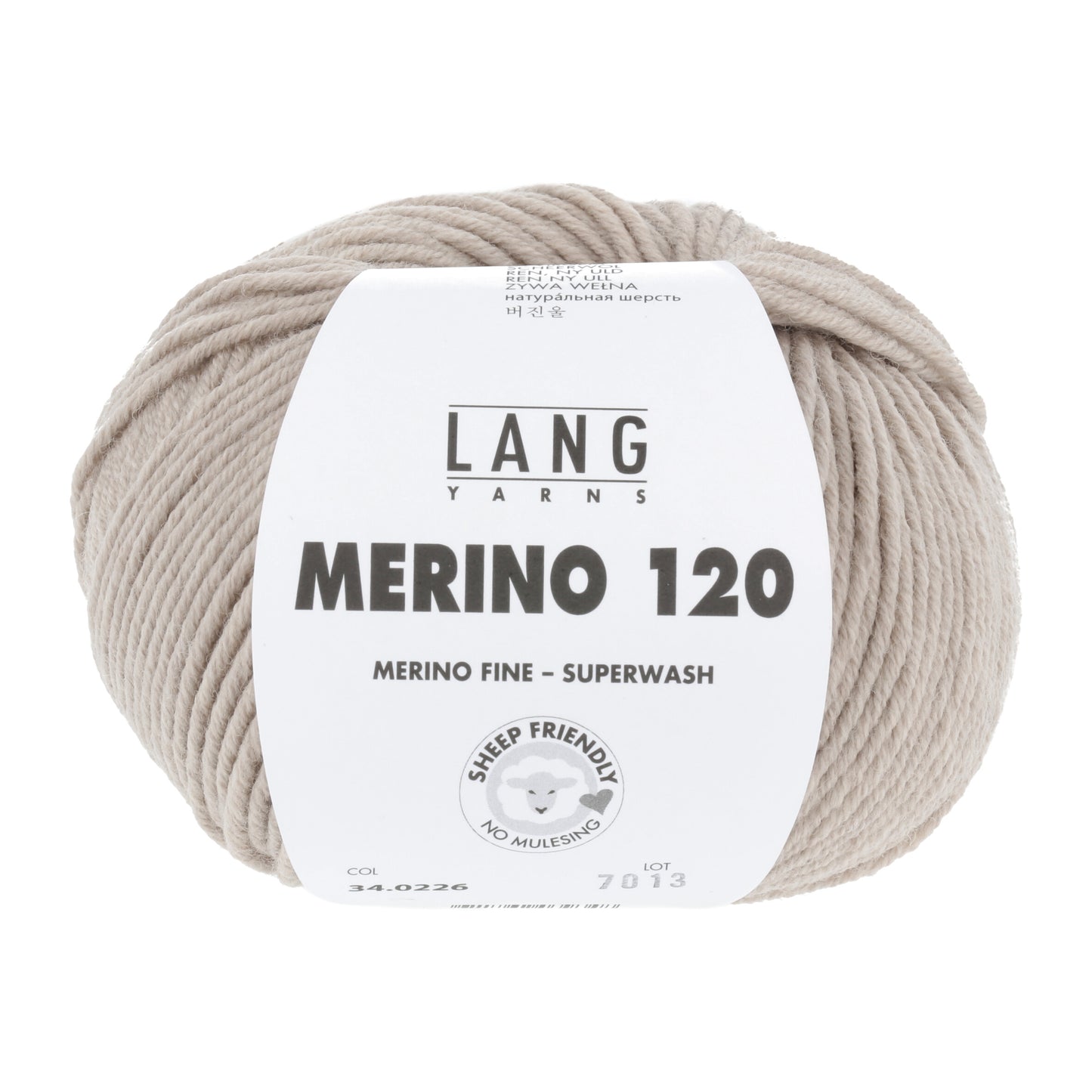 100% Pure Merino Wool Yarn - Merino 120