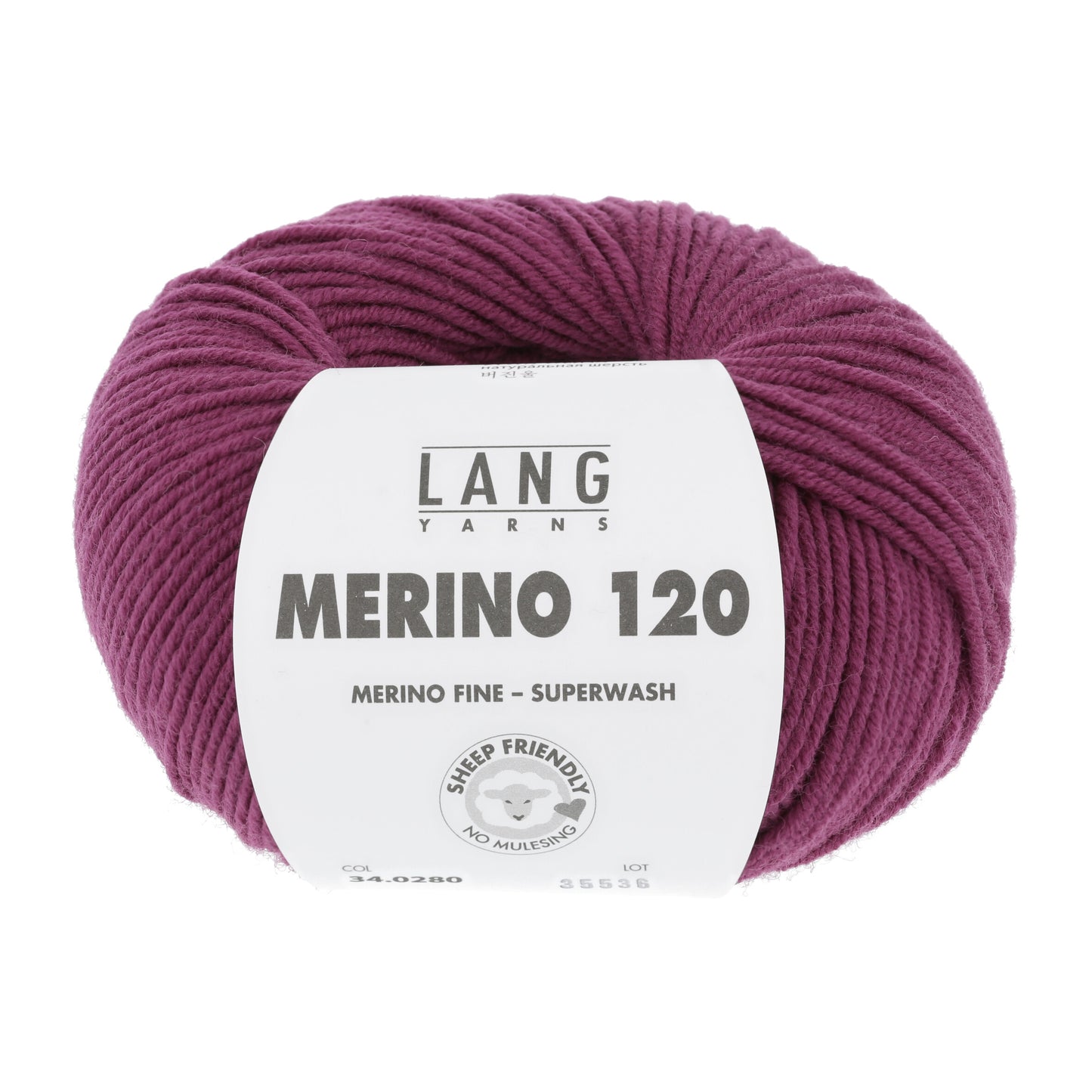 100% Pure Merino Wool Yarn - Merino 120