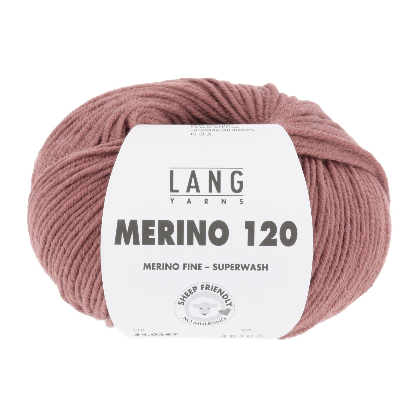 100% Pure Merino Wool Yarn - Merino 120