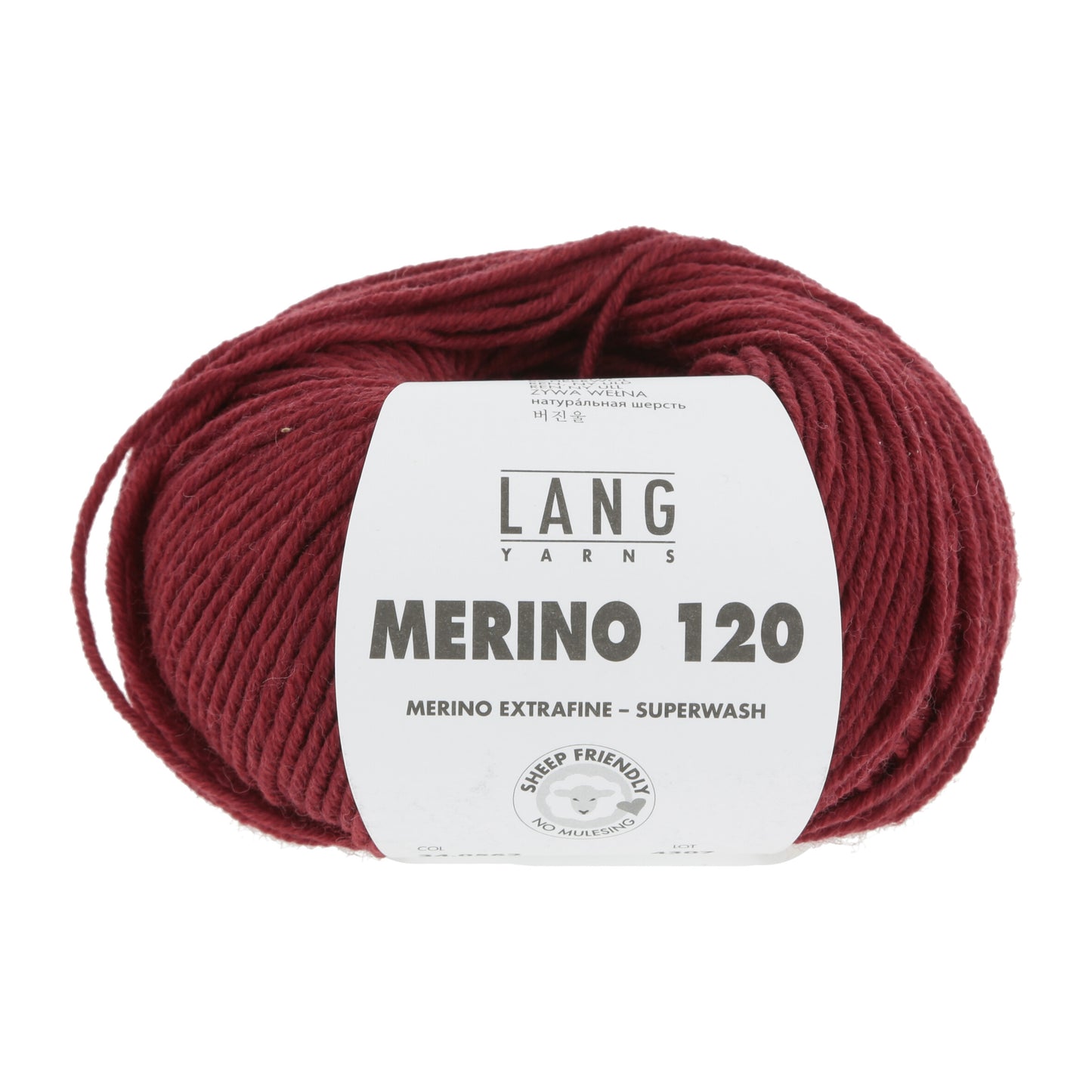 100% Pure Merino Wool Yarn - Merino 120