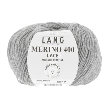Exquisite 100% Merino Wool - Merino 400 Lace Yarn Ball