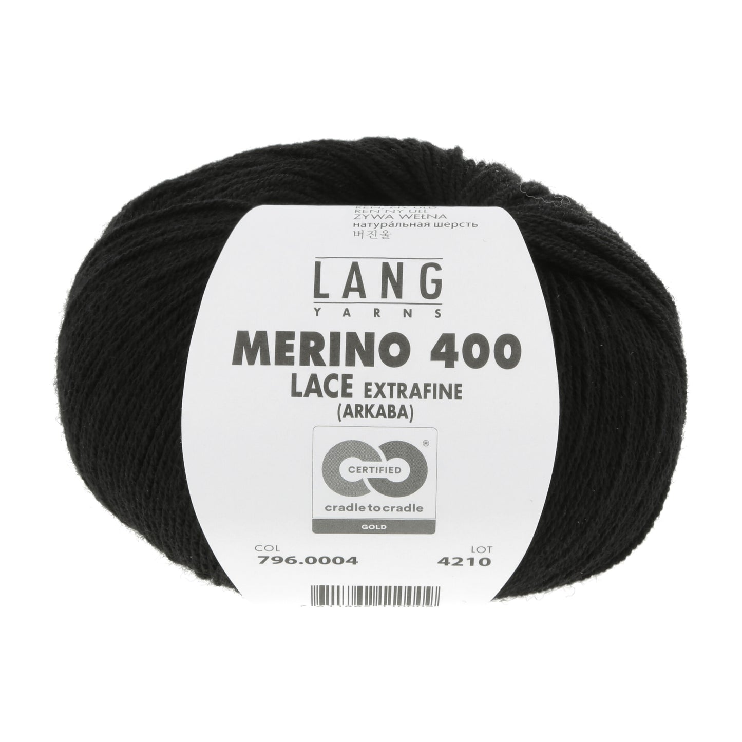 Exquisite 100% Merino Wool - Merino 400 Lace Yarn Ball