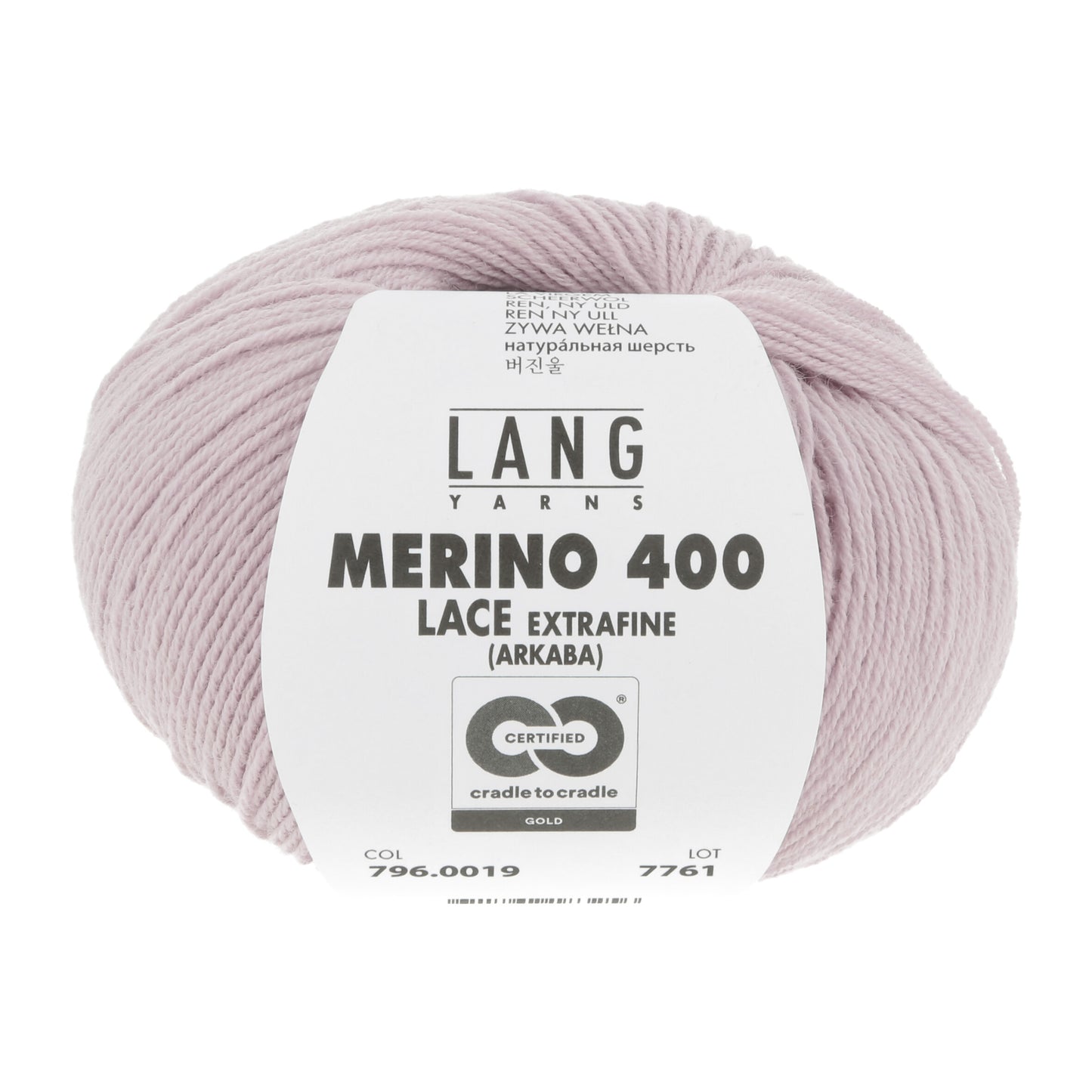 Exquisite 100% Merino Wool - Merino 400 Lace Yarn Ball