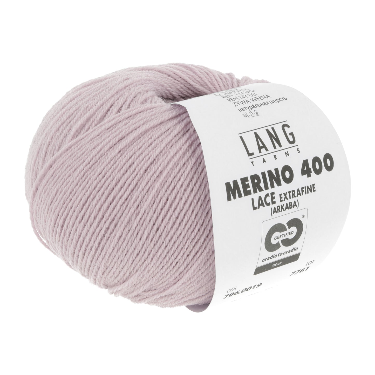 Exquisite 100% Merino Wool - Merino 400 Lace Yarn Ball