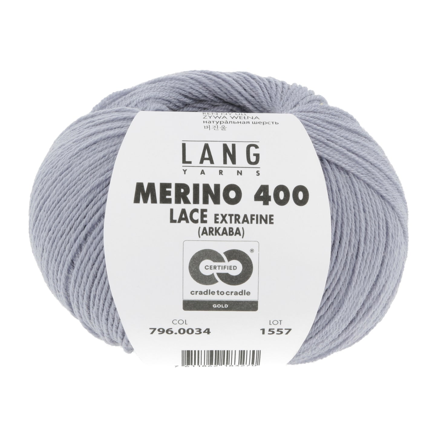 Exquisite 100% Merino Wool - Merino 400 Lace Yarn Ball