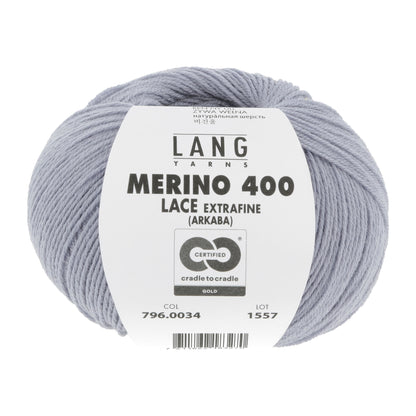 Exquisite 100% Merino Wool - Merino 400 Lace Yarn Ball