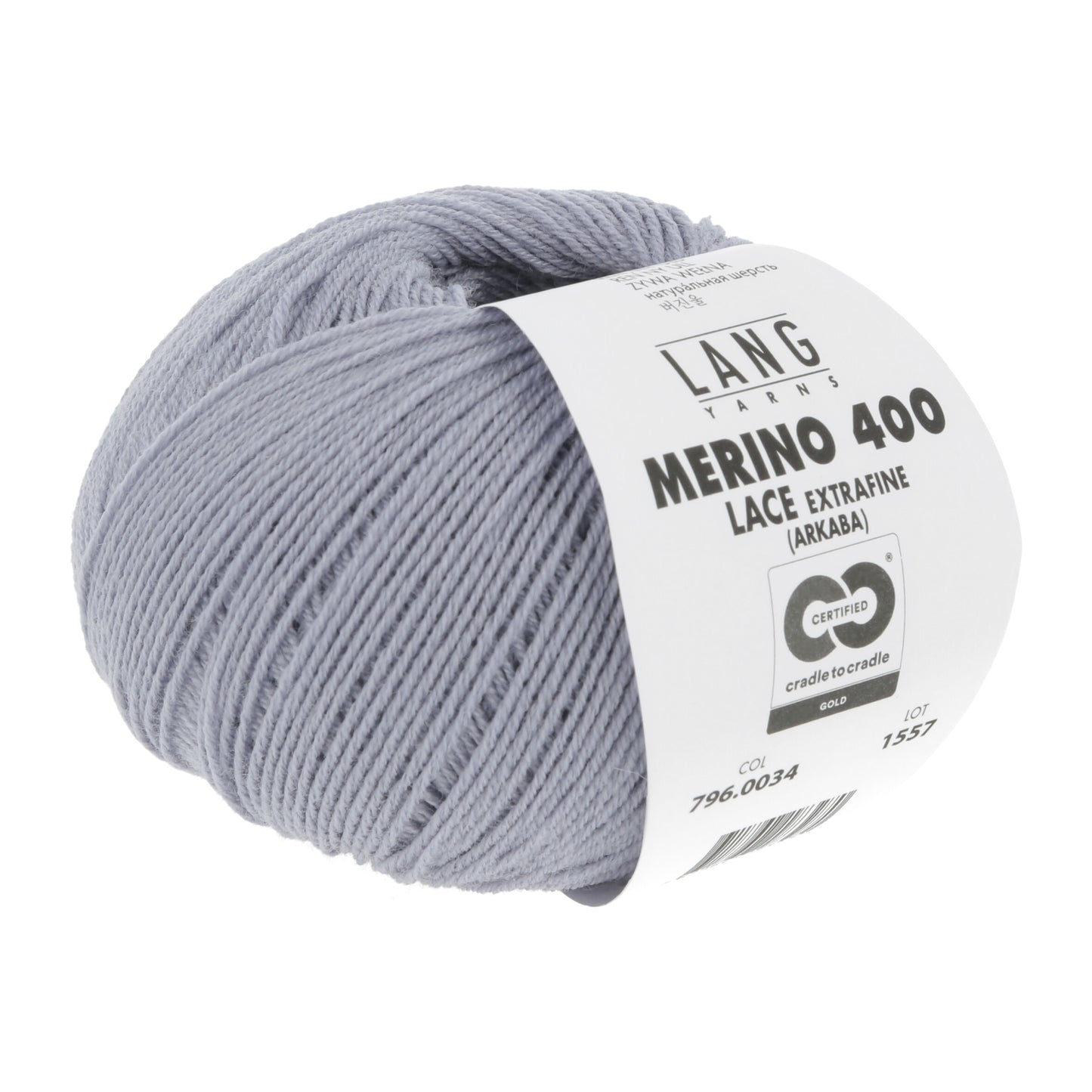 Exquisite 100% Merino Wool - Merino 400 Lace Yarn Ball