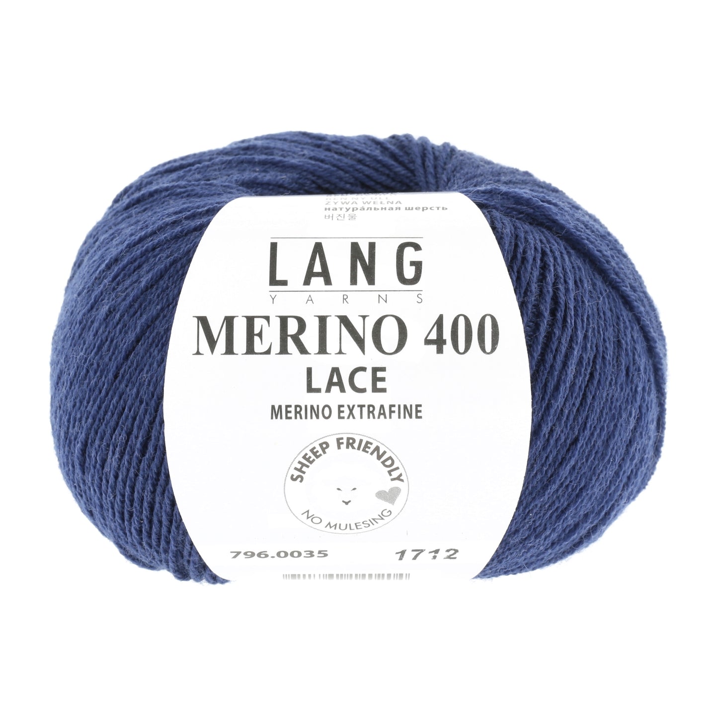 Exquisite 100% Merino Wool - Merino 400 Lace Yarn Ball