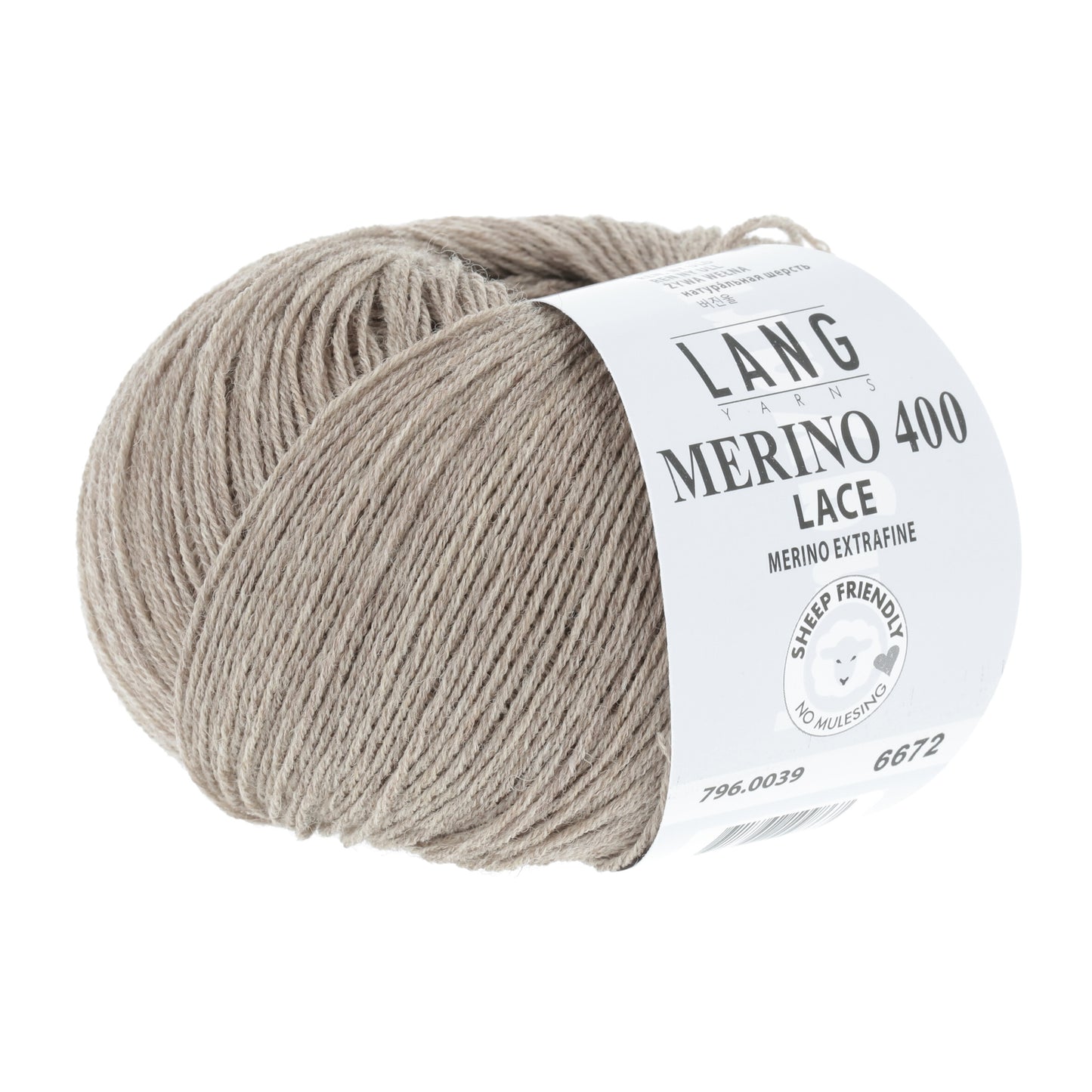 Exquisite 100% Merino Wool - Merino 400 Lace Yarn Ball