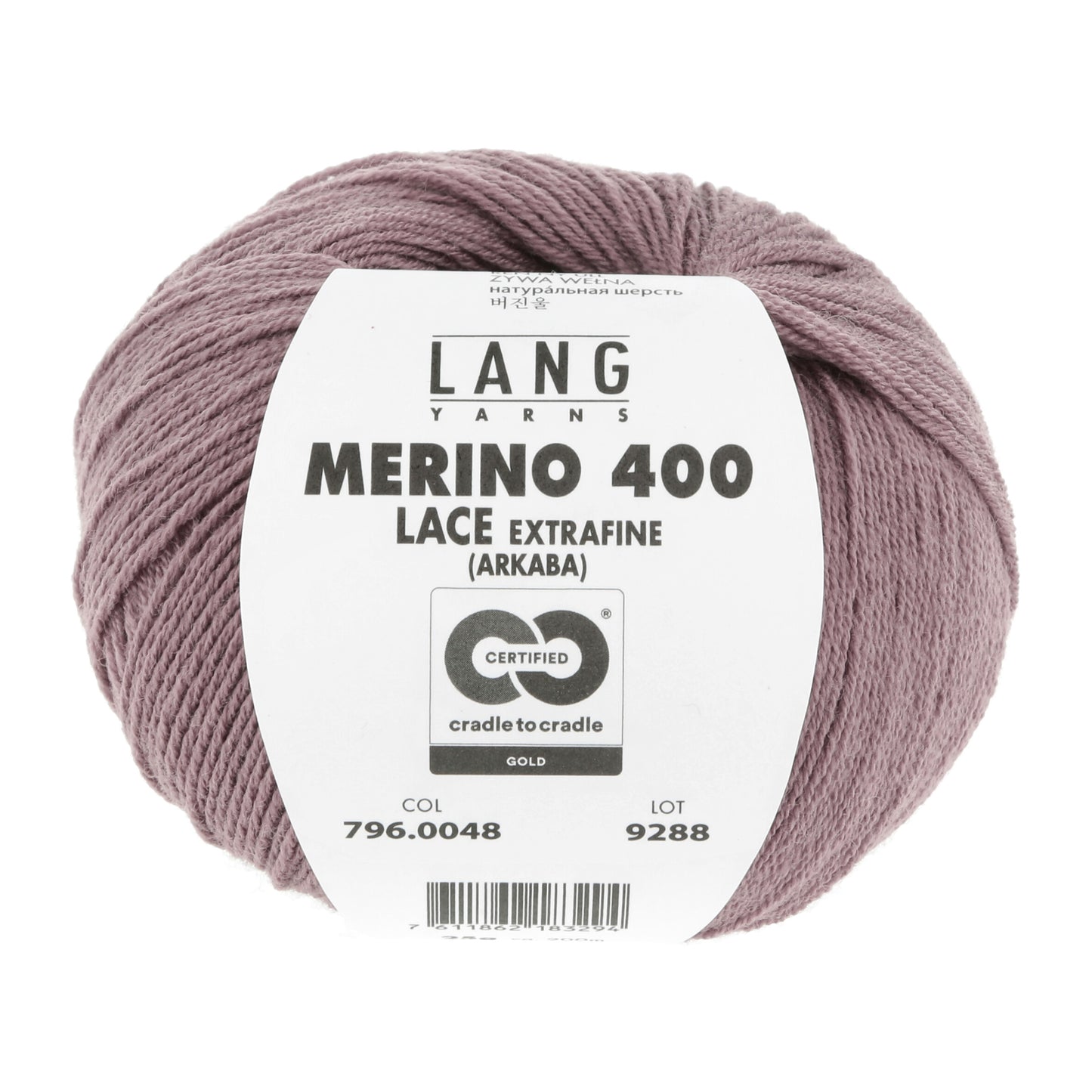 Exquisite 100% Merino Wool - Merino 400 Lace Yarn Ball