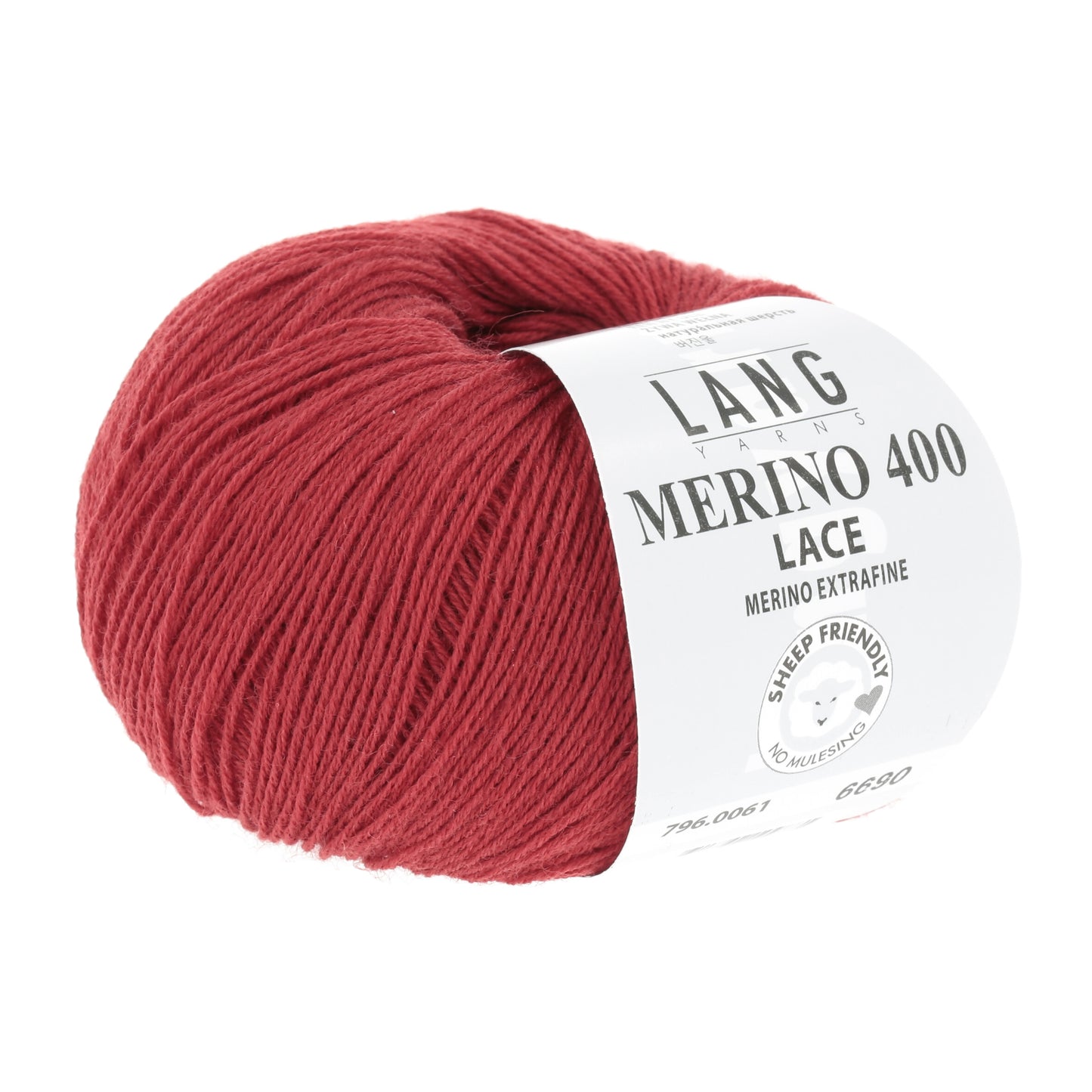 Exquisite 100% Merino Wool - Merino 400 Lace Yarn Ball