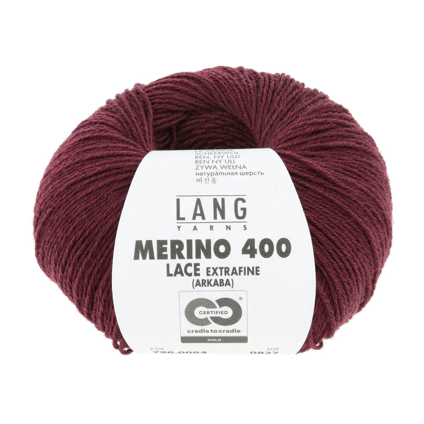 Exquisite 100% Merino Wool - Merino 400 Lace Yarn Ball