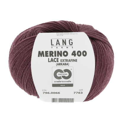 Exquisite 100% Merino Wool - Merino 400 Lace Yarn Ball