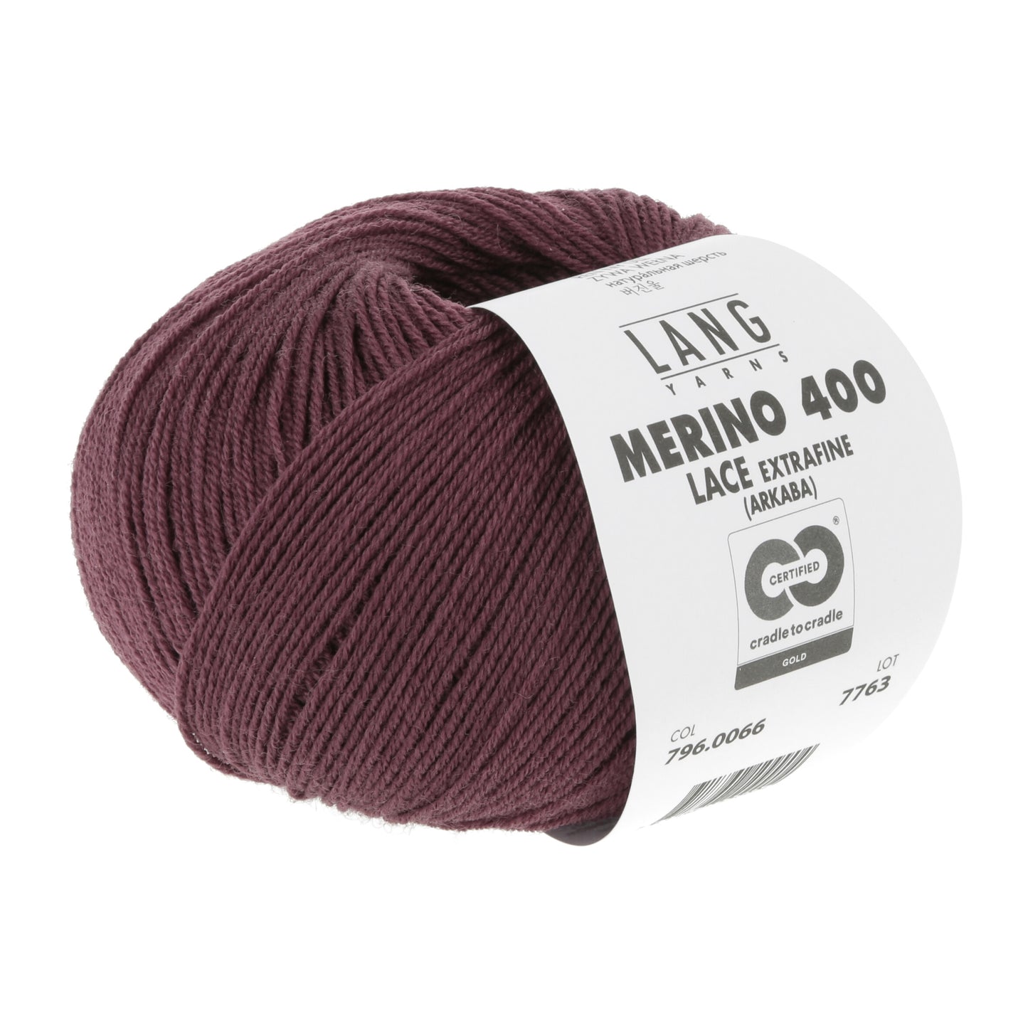 Exquisite 100% Merino Wool - Merino 400 Lace Yarn Ball