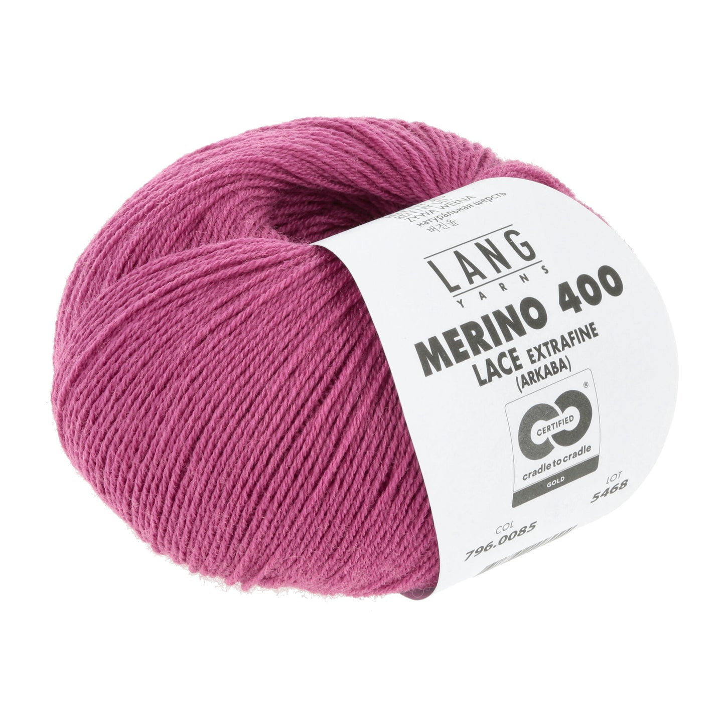 Exquisite 100% Merino Wool - Merino 400 Lace Yarn Ball