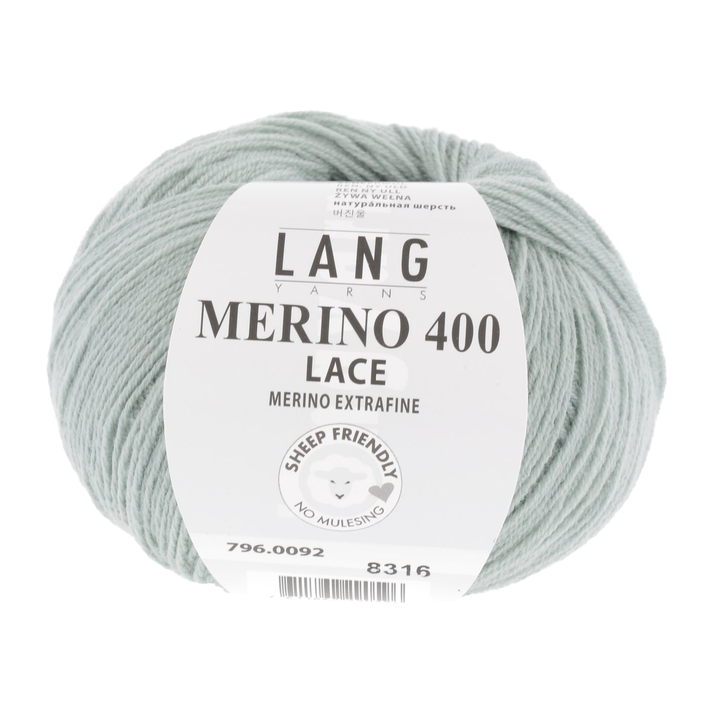 Exquisite 100% Merino Wool - Merino 400 Lace Yarn Ball