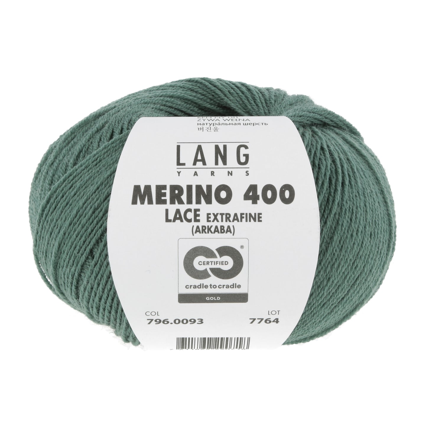 Exquisite 100% Merino Wool - Merino 400 Lace Yarn Ball