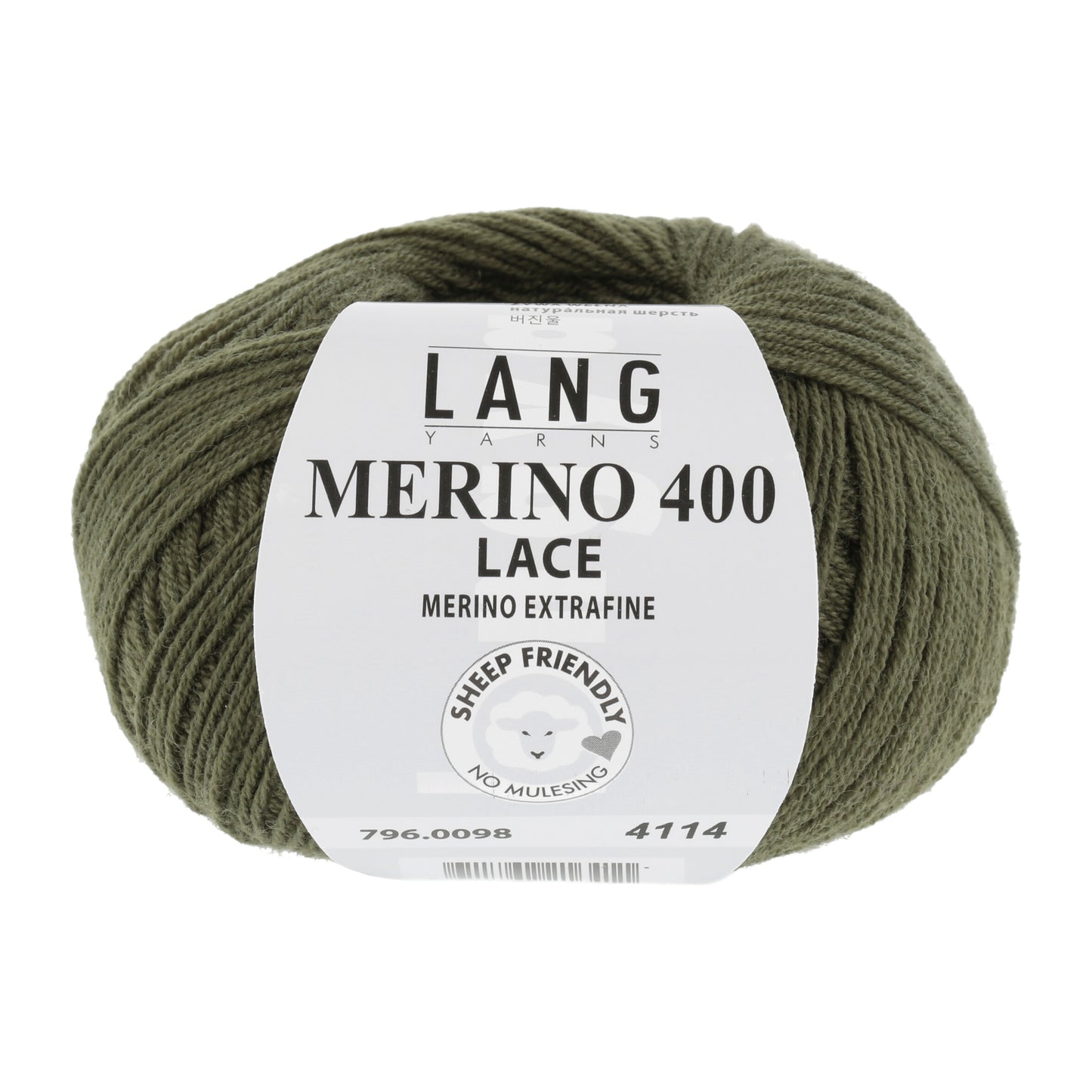 Exquisite 100% Merino Wool - Merino 400 Lace Yarn Ball