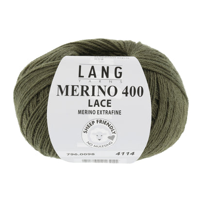 Exquisite 100% Merino Wool - Merino 400 Lace Yarn Ball