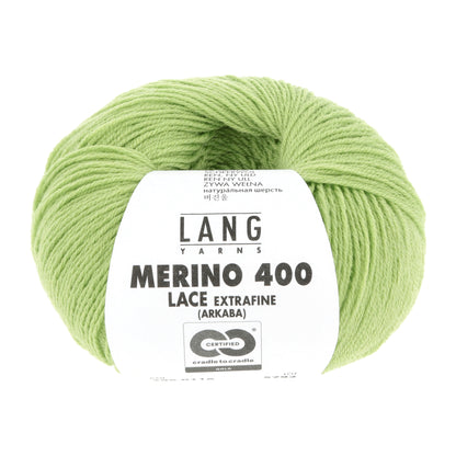Exquisite 100% Merino Wool - Merino 400 Lace Yarn Ball