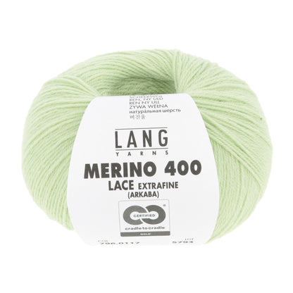 Exquisite 100% Merino Wool - Merino 400 Lace Yarn Ball