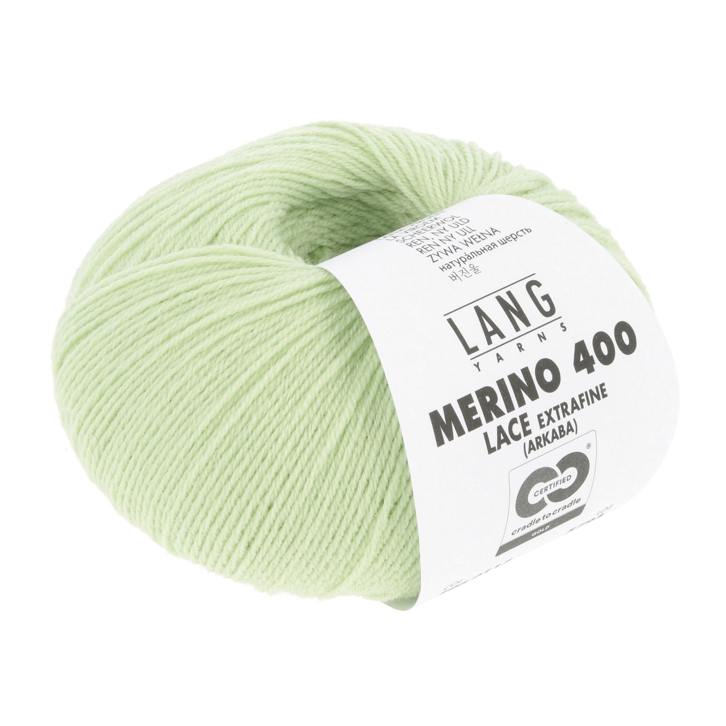 Exquisite 100% Merino Wool - Merino 400 Lace Yarn Ball