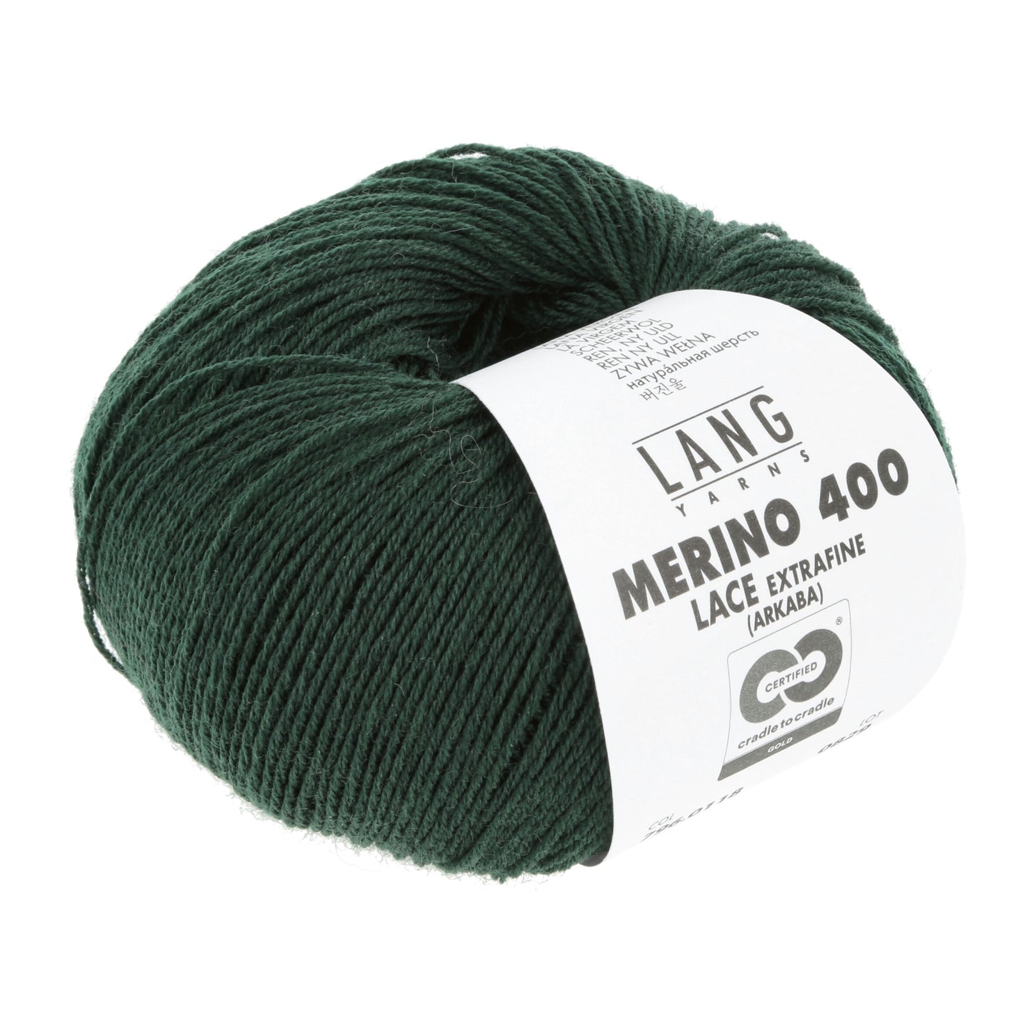 Exquisite 100% Merino Wool - Merino 400 Lace Yarn Ball