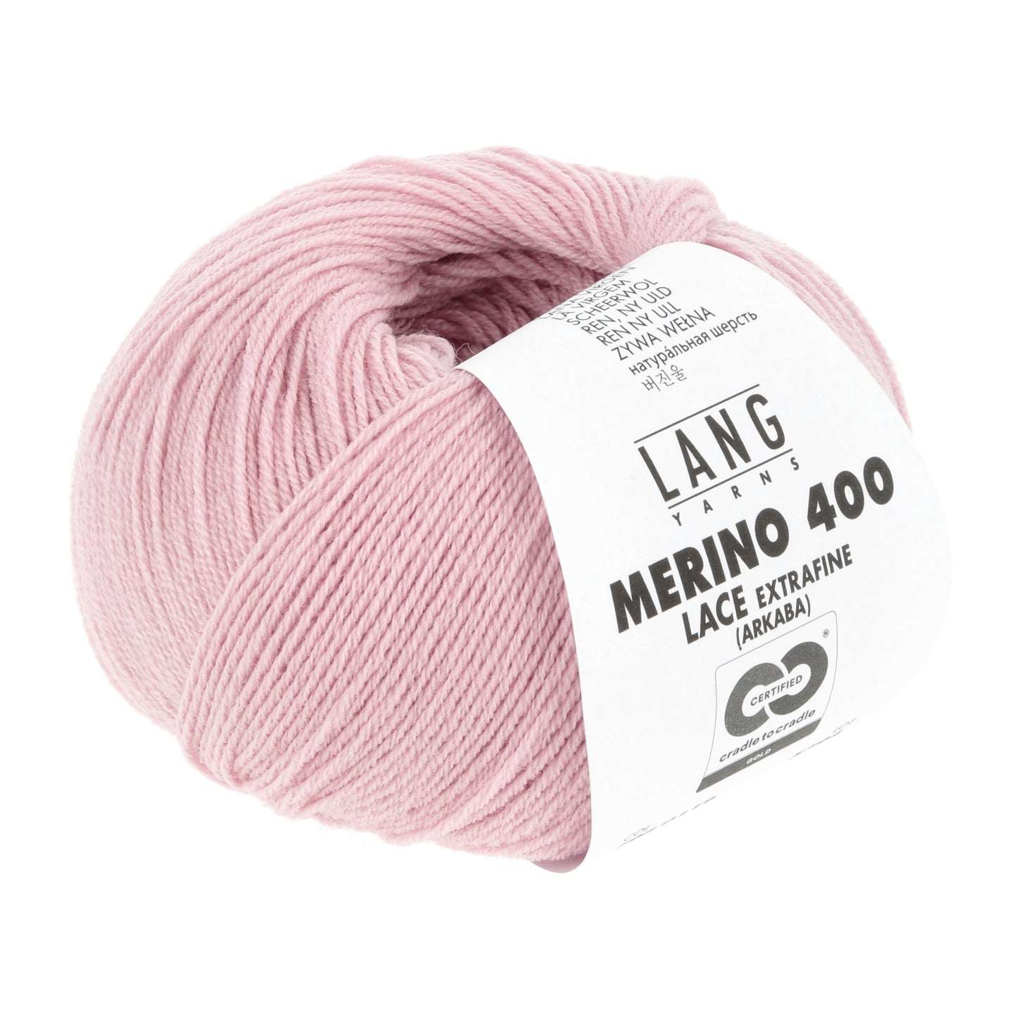 Exquisite 100% Merino Wool - Merino 400 Lace Yarn Ball