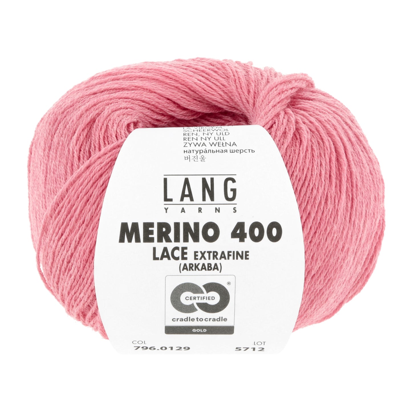 Exquisite 100% Merino Wool - Merino 400 Lace Yarn Ball