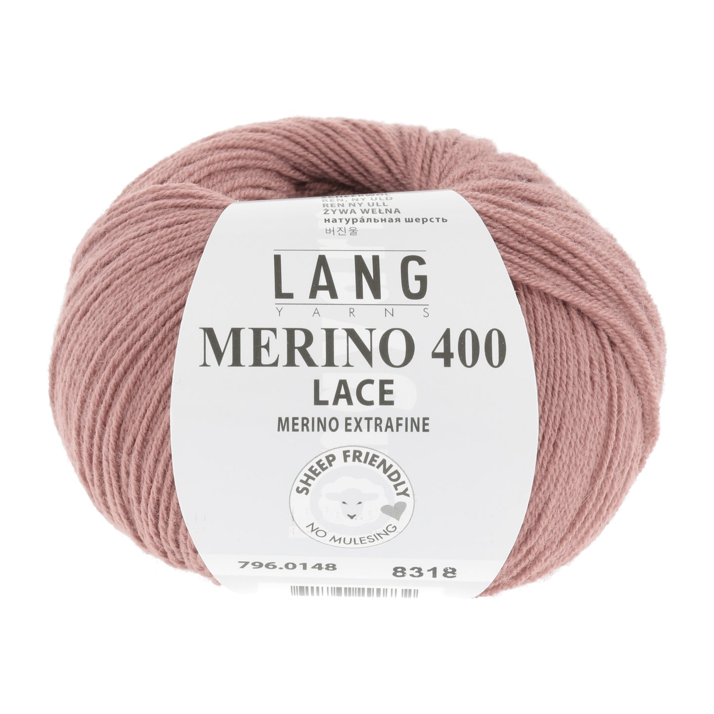 Exquisite 100% Merino Wool - Merino 400 Lace Yarn Ball