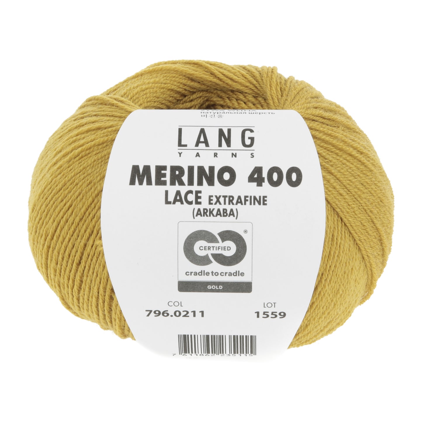 Exquisite 100% Merino Wool - Merino 400 Lace Yarn Ball