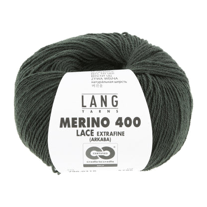 Exquisite 100% Merino Wool - Merino 400 Lace Yarn Ball
