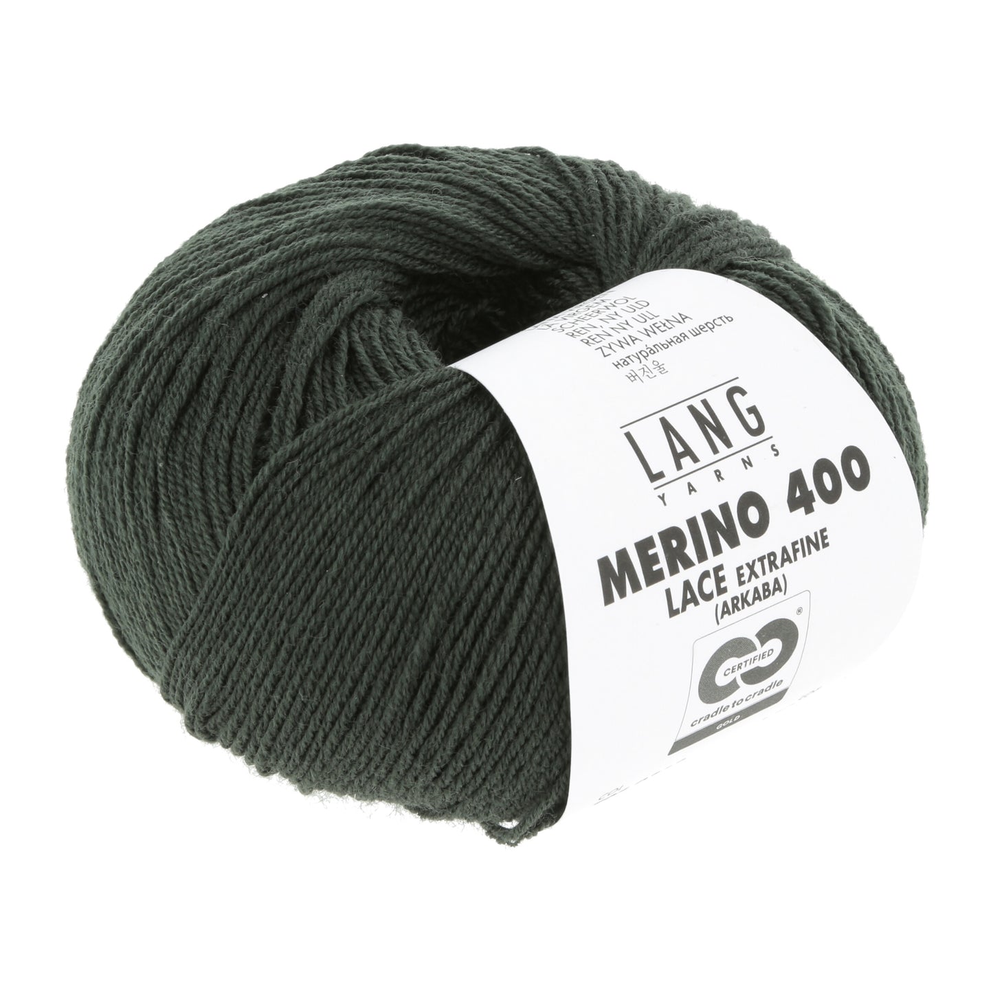 Exquisite 100% Merino Wool - Merino 400 Lace Yarn Ball