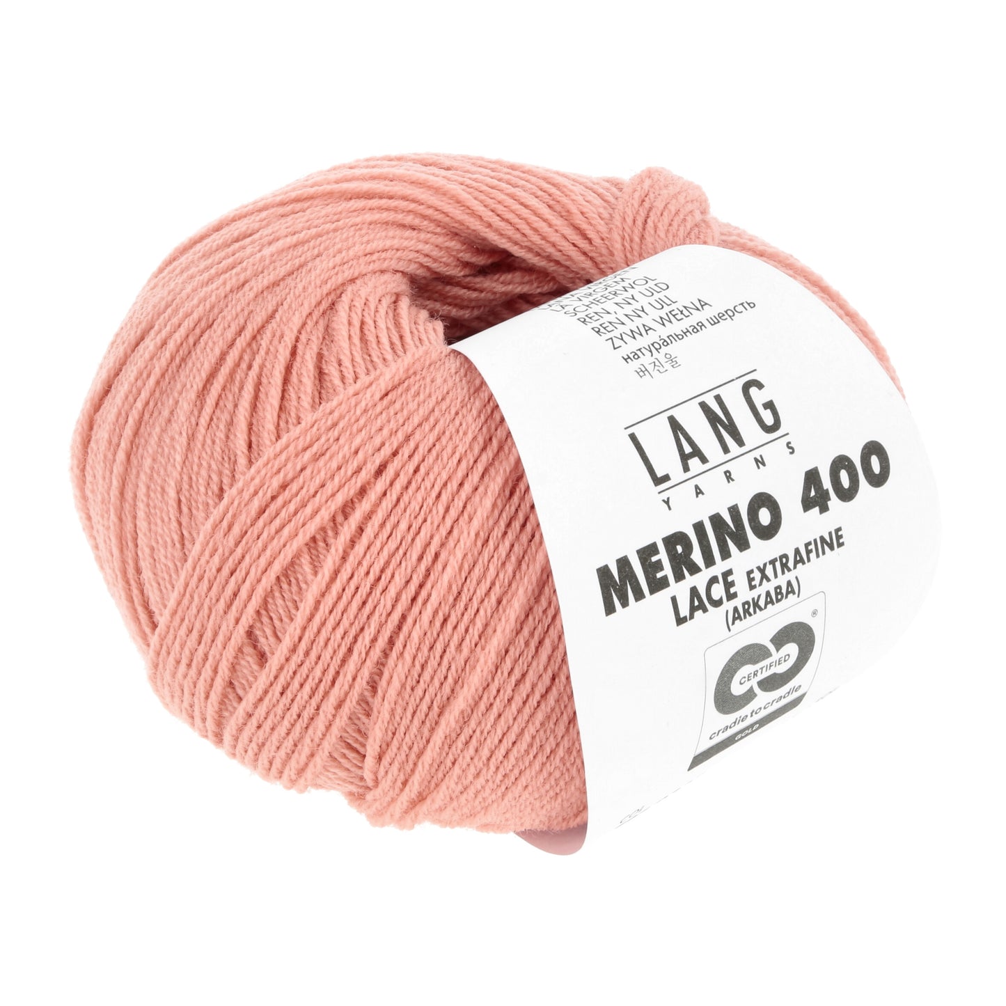 Exquisite 100% Merino Wool - Merino 400 Lace Yarn Ball