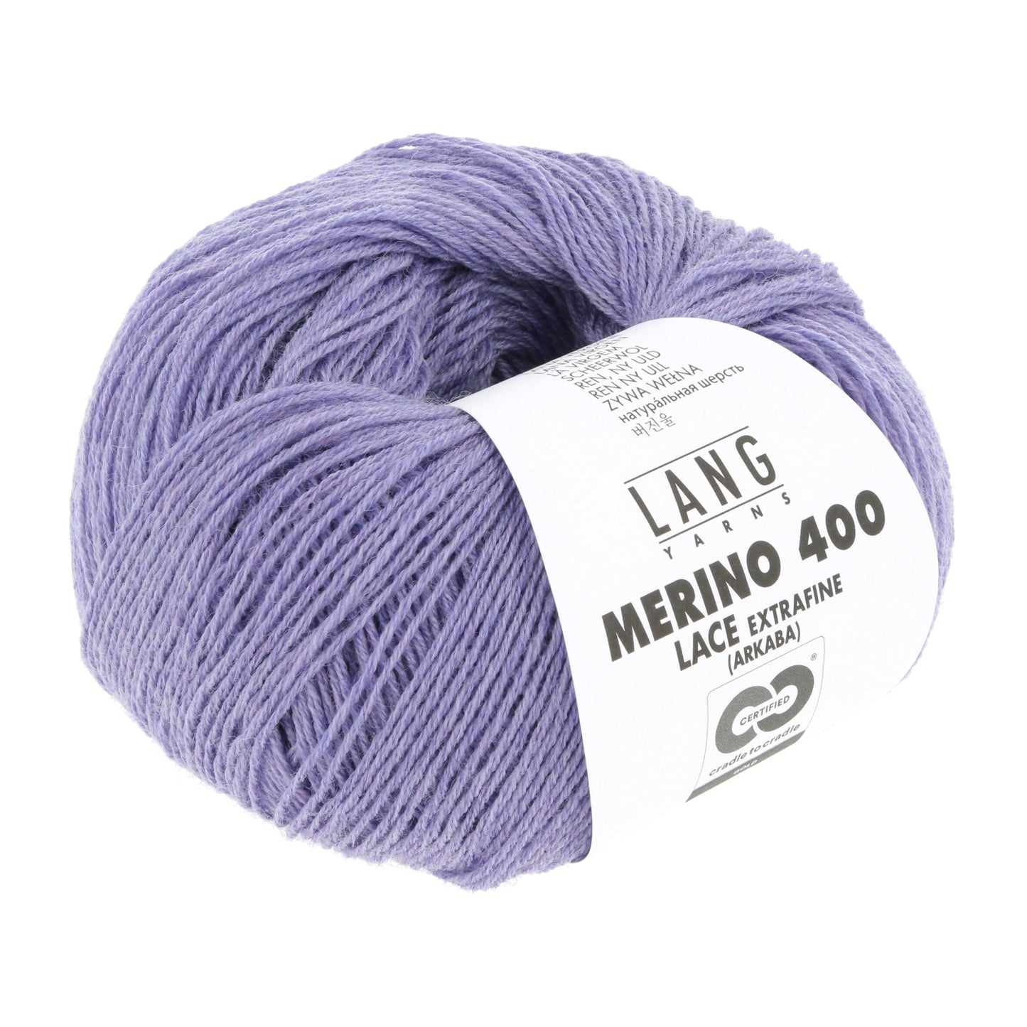 Exquisite 100% Merino Wool - Merino 400 Lace Yarn Ball