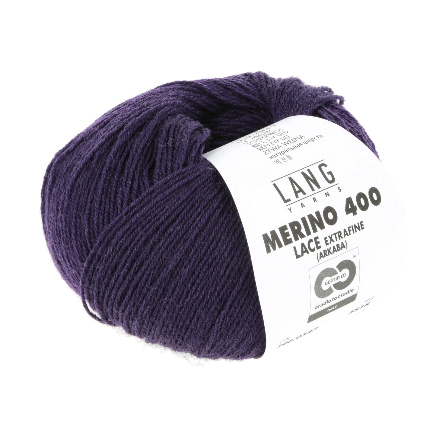 Exquisite 100% Merino Wool - Merino 400 Lace Yarn Ball