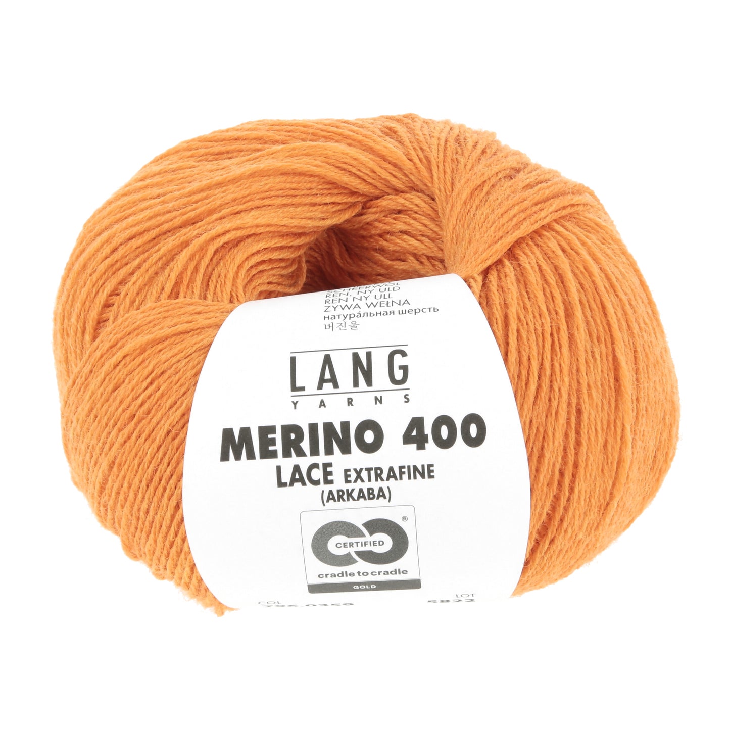 Exquisite 100% Merino Wool - Merino 400 Lace Yarn Ball
