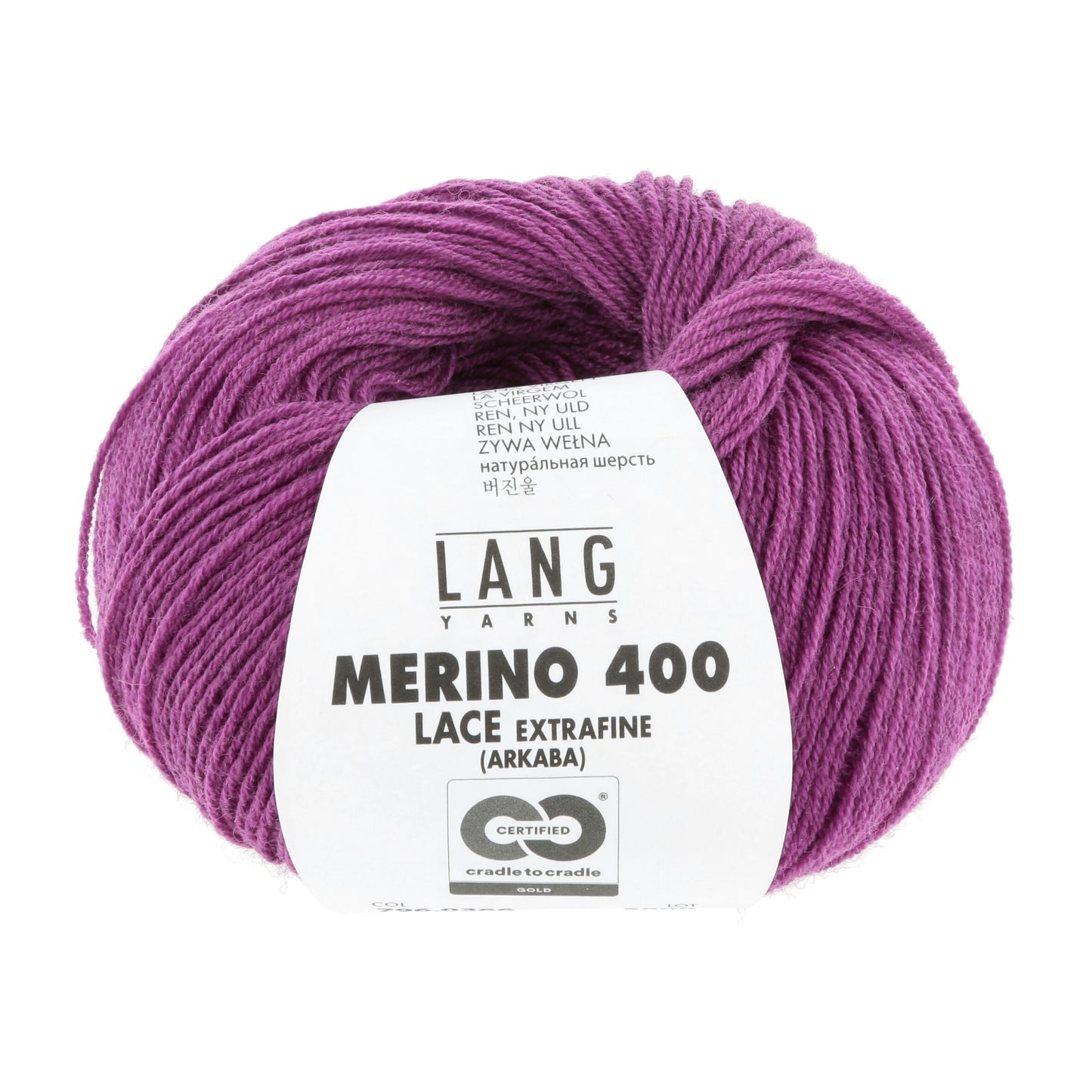 Exquisite 100% Merino Wool - Merino 400 Lace Yarn Ball