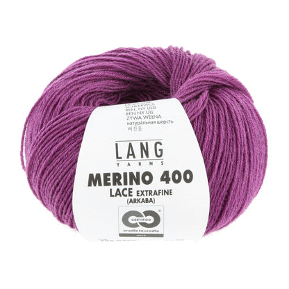 Exquisite 100% Merino Wool - Merino 400 Lace Yarn Ball