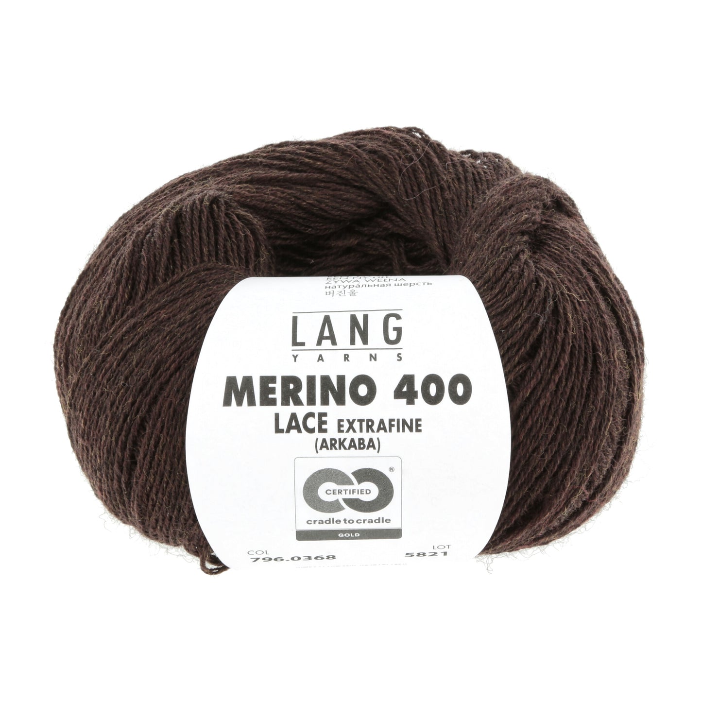 Exquisite 100% Merino Wool - Merino 400 Lace Yarn Ball