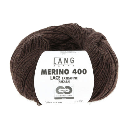 Exquisite 100% Merino Wool - Merino 400 Lace Yarn Ball