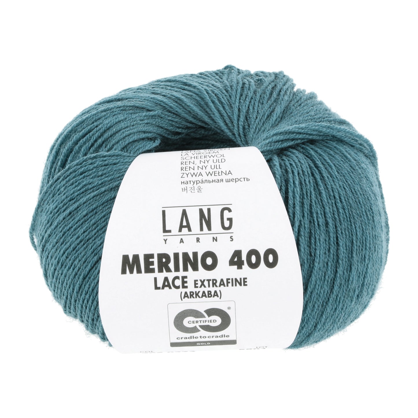 Exquisite 100% Merino Wool - Merino 400 Lace Yarn Ball
